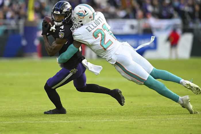 Rookie wide receiver Zay Flowers is the Baltimore Ravens' top receiver this season with 858 yards.